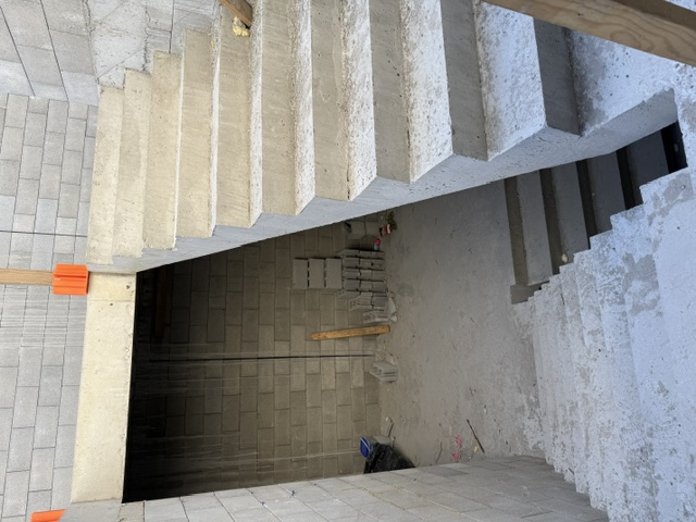 Basement construction project