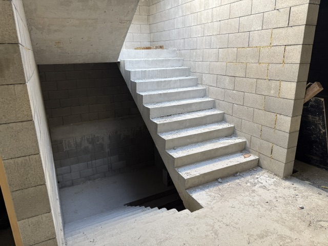 Basement construction project