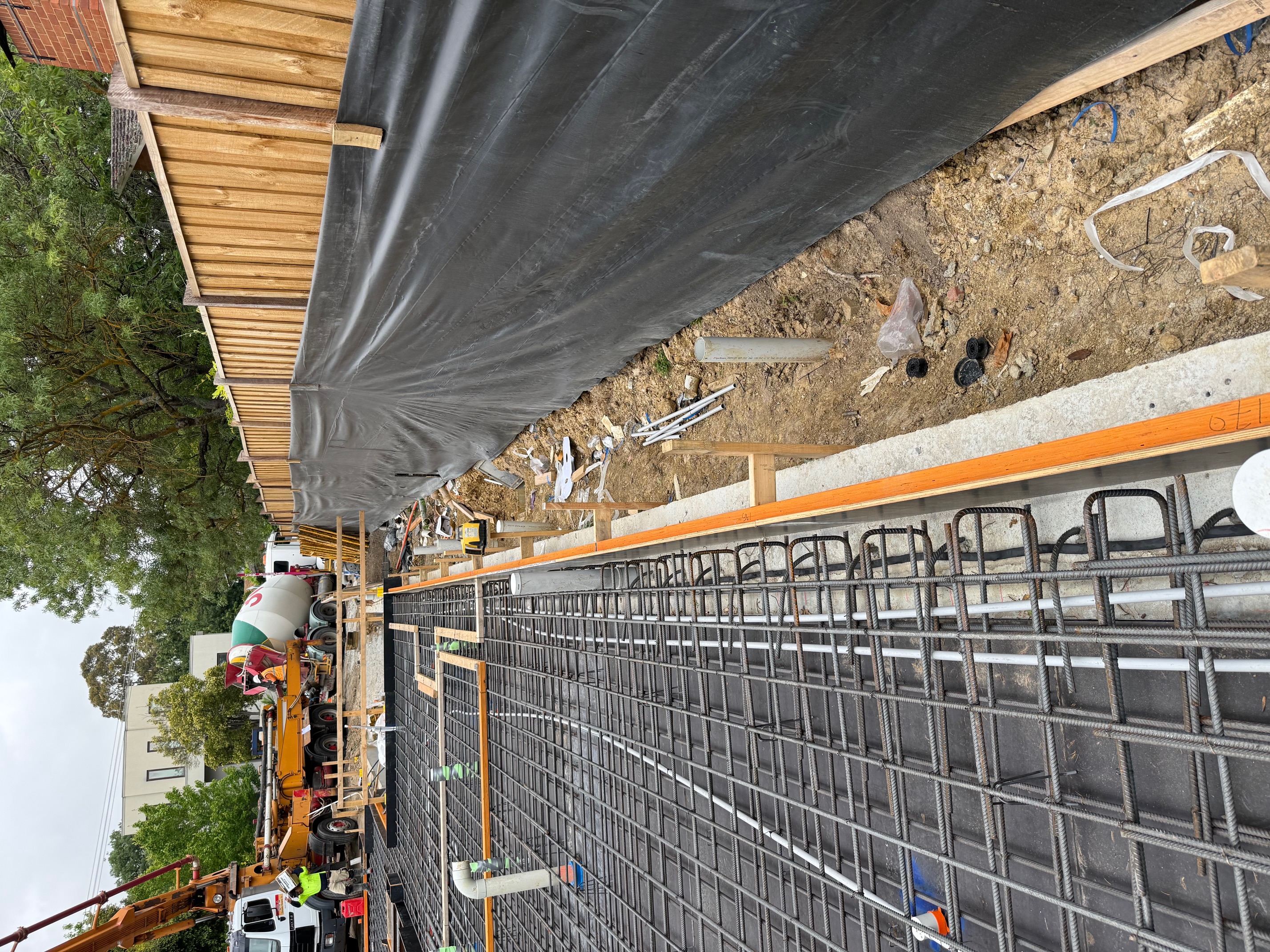 Precision formwork ensuring structural accuracy in basement construction