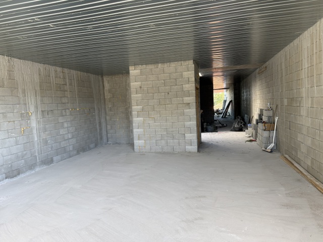 Basement construction project