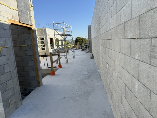 Basement construction project