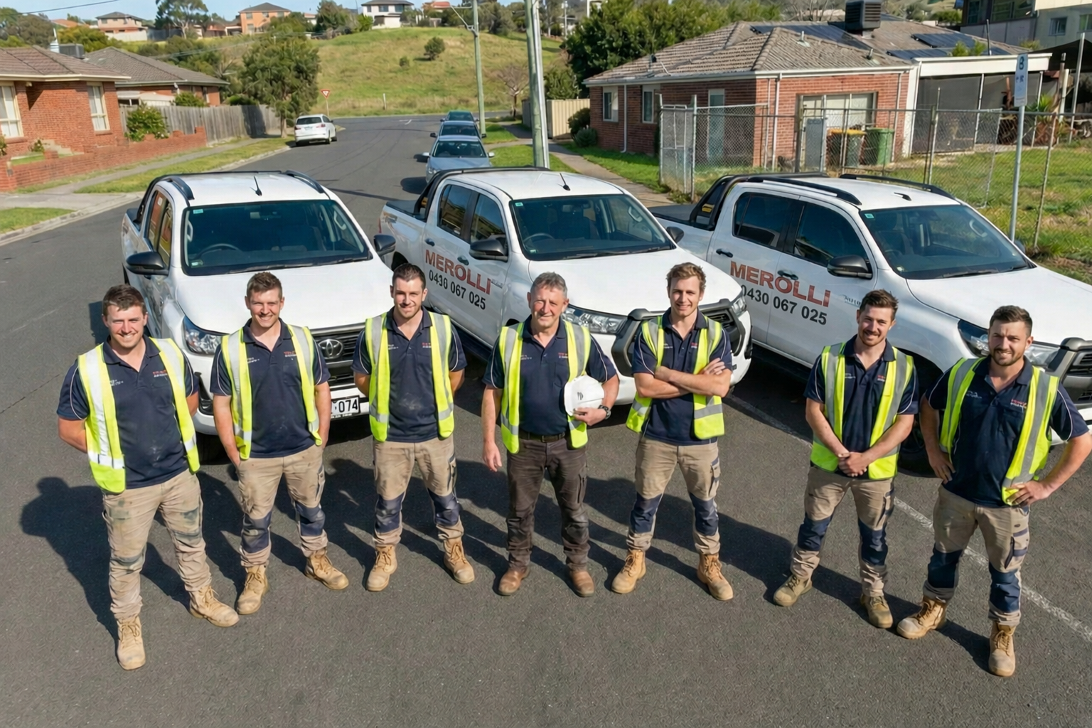 Experienced construction crew